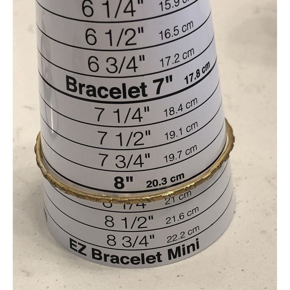 Lot of 7 Bangle Bracelets Gold Tone Stackable Boho Retro Multi Color Cottage - Picture 5 of 11